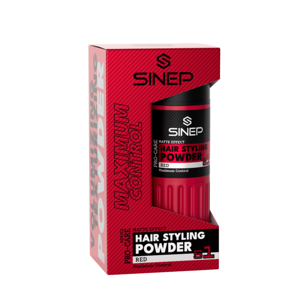 Hair Styling Powder Matte Effect Fuerte Rojo